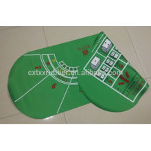 double side pocker table mat, double side fabric gambling table mat